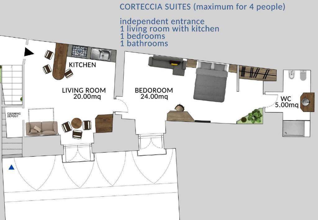 Legnosuites 3 Rooms 3 Bathrooms Group And Family By Housein那不勒斯 外观 照片